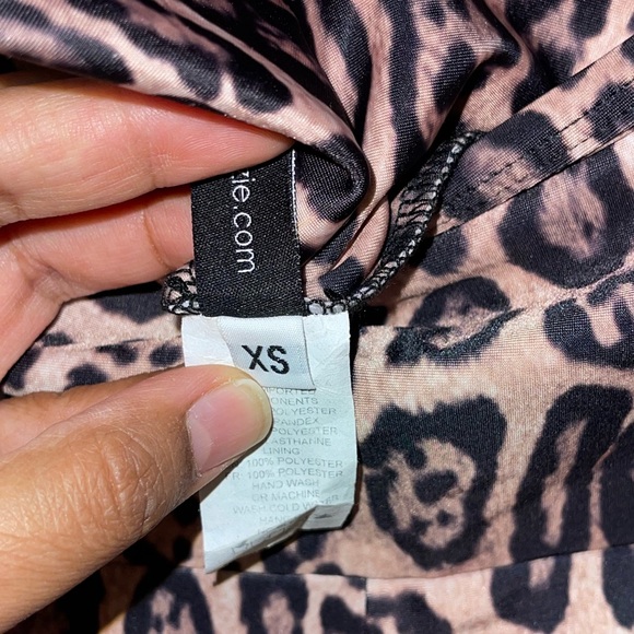 Onzie High Waist athletic workout Leggings XS Leopard print - Picture 5 of 6